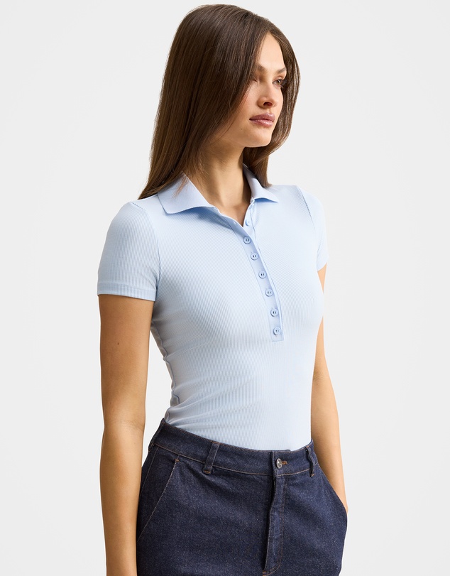 Forever New - Aaliyah Ribbed Polo Neck Top