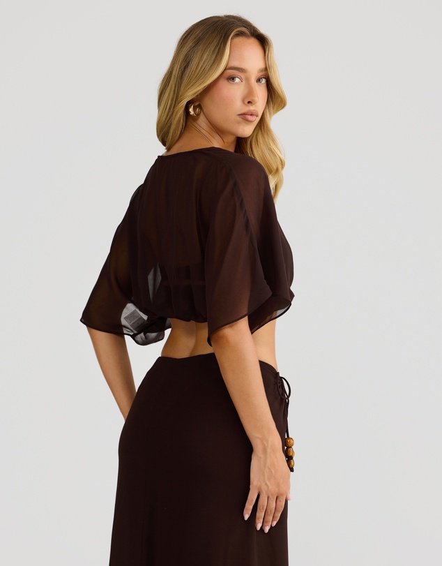 Vacay Swimwear - Vela Top Chocolate