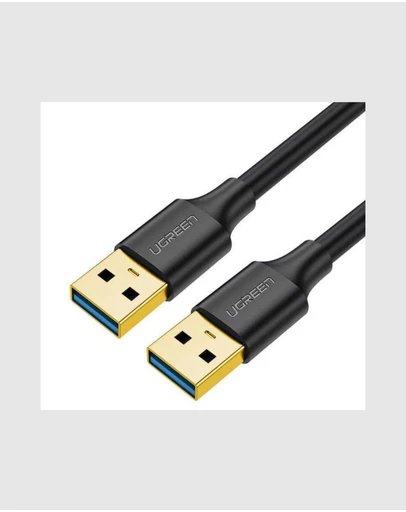 Ugreen - UGREEN USB-A 3.0 Male to Male Cable – 1m 5Gbps Data Transfer Black