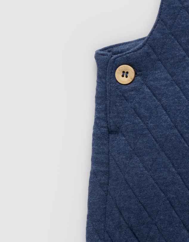 Purebaby - Quilted Overall -Kids-Babies