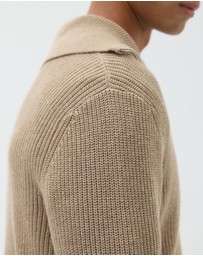 AERE - Wool Blend Quarter Zip