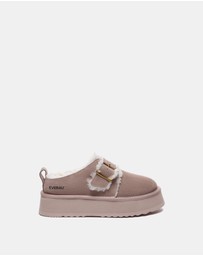 EVERAU - EverAU Ugg Tobias Cow Suede Upper House Shoes