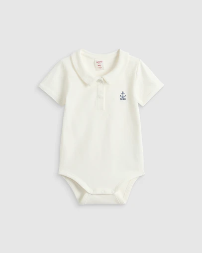 Seed Heritage - Collared Bodysuit
