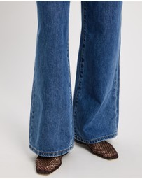 AERE - High Rise Wide Leg Jeans