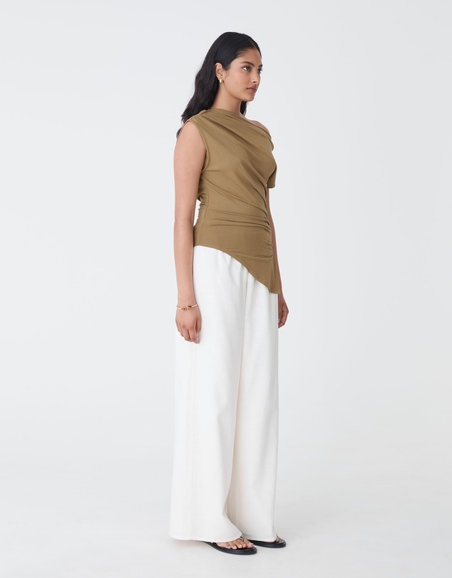Forcast - Keeley Bamboo Split Hem Top