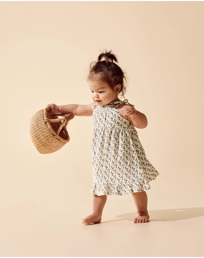 Wilson & Frenchy - Organic Crinkle Ruffle Dress - Babies-Kids