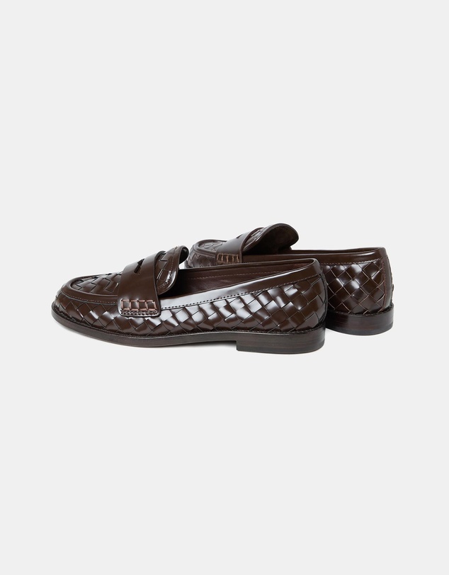 Loeffler Randall - Rachel Woven Leather Loafers