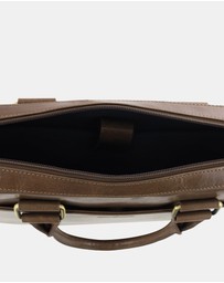 Pierre Cardin - Pierre Cardin Men's Leather Business Satchel Bag