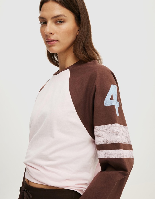 Cotton On Body Active - Active Graphic Raglan Tee