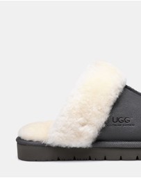 EVERAU - Australian Shepherd Ugg Muffin Slipper Cow Suede Upper House Shoes