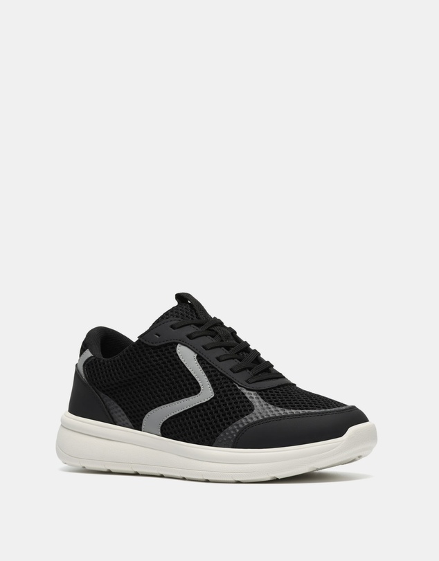 Clarks - Ezrinn Tie Black Combi