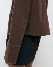AERE - Anders Suede Look Jacket
