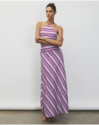 With Harper Lu - Halter Maxi Dress