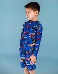 Rock Your Kid - Hot Wheels Rashie Set - ICONIC EXCLUSIVE - Kids-Teens