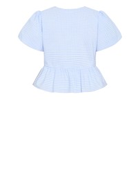 City Chic - Jolie Mini Gingham Top