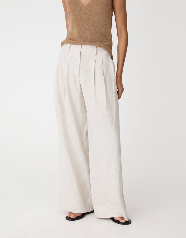 Forcast - Ami Wide Leg Linen Pants