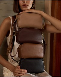 VESTIRSI - Vera Mahogany Camera Crossbody Bag