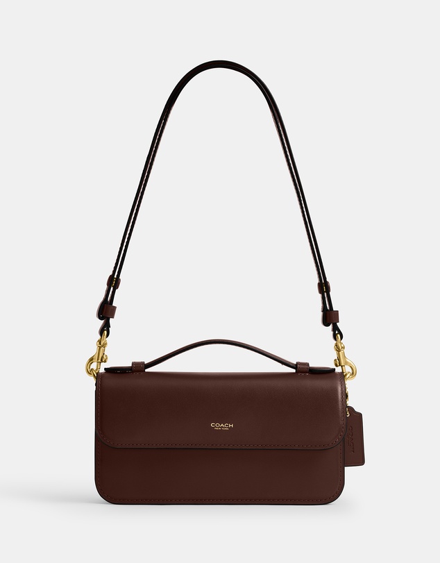 Coach - Refined Calf Leather Elora Top Handle Crossbody Bag