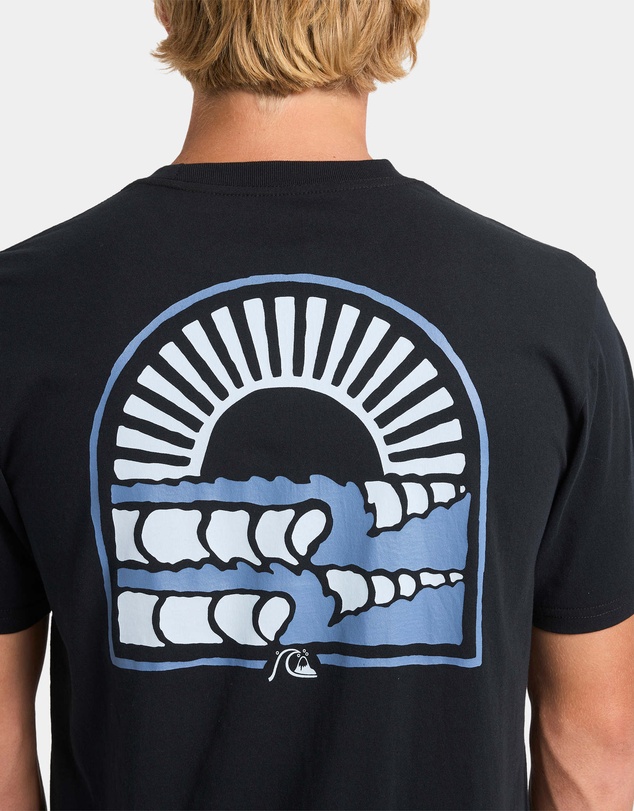 Quiksilver - Mens Sunset Arc Wave T-Shirt