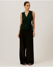 Tussah - Wrap Knit Top