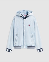 Tommy Jeans - Denim Hooded Bomber Jacket