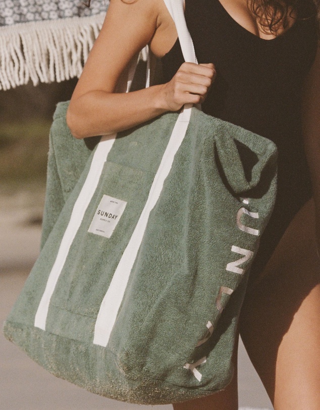 Sunday Supply Co - Tallow Towelling Beach Bag
