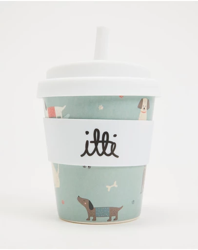 itti bitti - 240ml Reusable Baby Cino Cup With 1 Straw - Doug's Playmates
