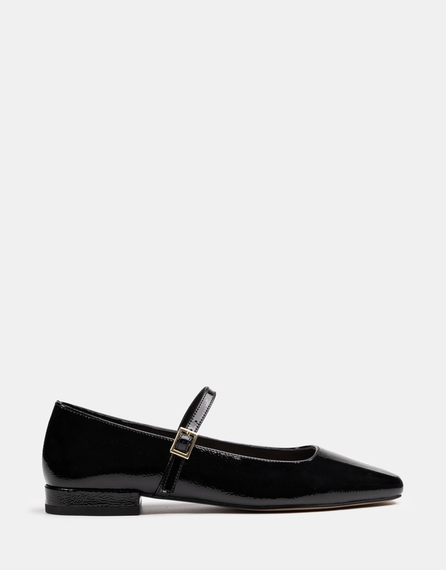 Wittner - Aria Crinkle Patent Leather Mary Janes