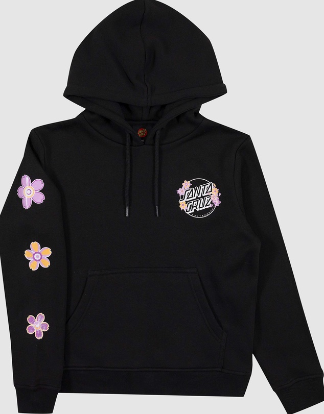 Santa Cruz - OS Blooming Stack Dot Chest Hoodie - Teens