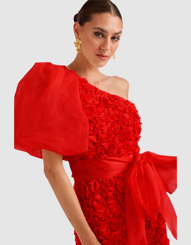 Romance by Honey and Beau - Rosalia One Shoulder Mini Dress