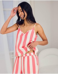 Chelsea Peers - Stripe Cami Pyjama Set