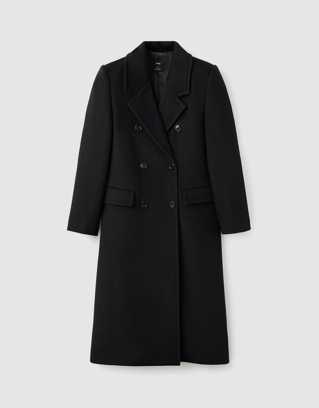 M.N.G - Double-Breasted Wool Coat