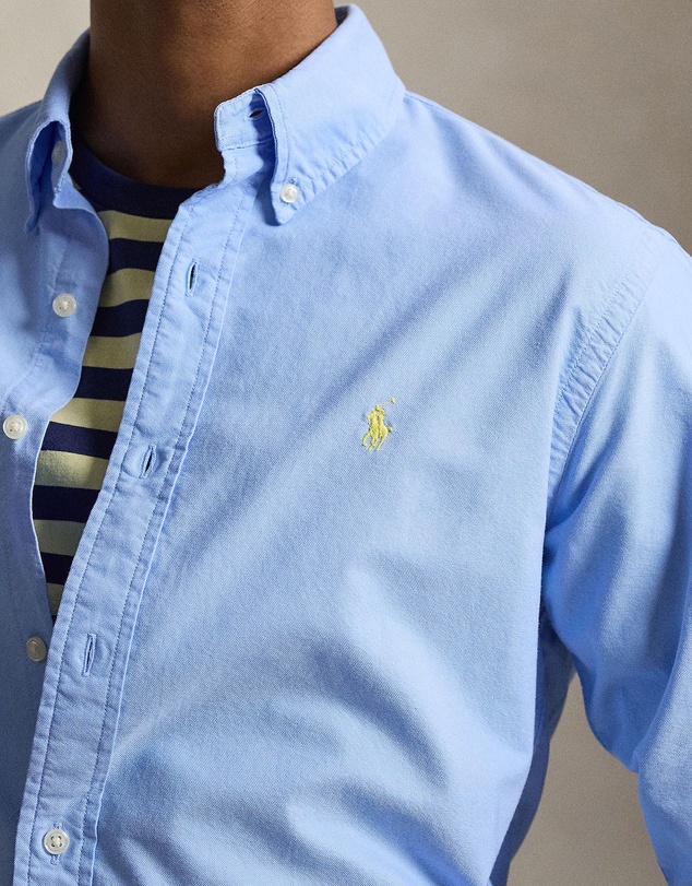 Polo Ralph Lauren - Custom Fit Garment-Dyed Oxford Shirt - ICONIC EXCLUSIVE