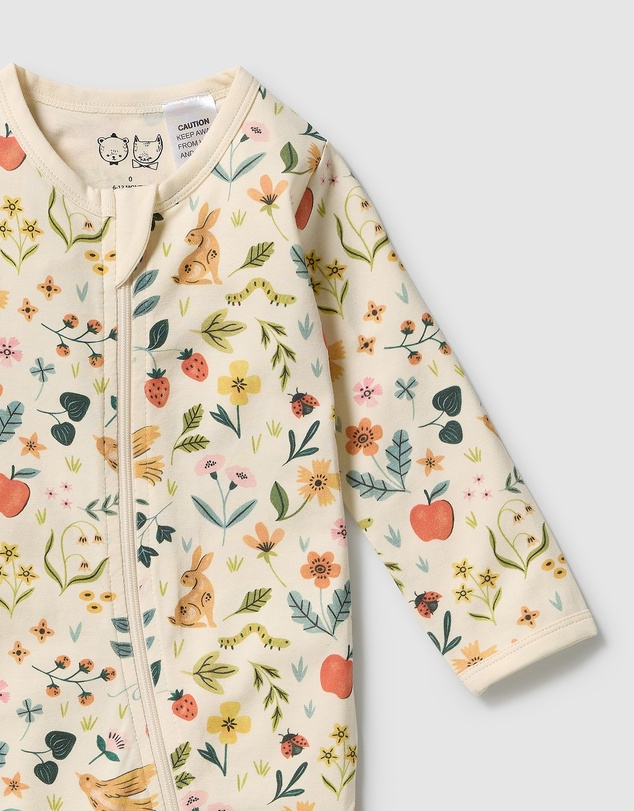 Wilson & Frenchy - Organic Zipsuit with Feet - Babies
