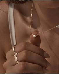 By Charlotte - You Have My Heart Charm Choker