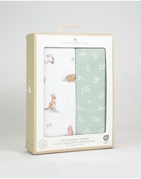Living Textiles - 2 Pack Organic Swaddle Wraps - Australiana
