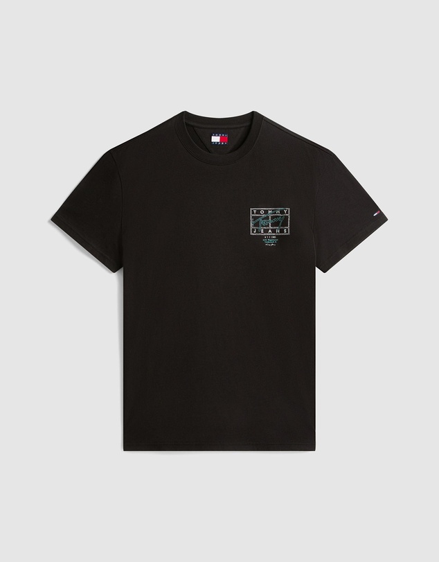 Tommy Jeans - Regular Sign Spray Short Sleeve T-Shirt