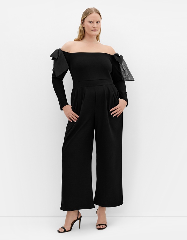 City Chic - Stacie Off Shoulder Jumpsuit