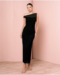 Azzurielle - Yanet One Shoulder Maxi Dress