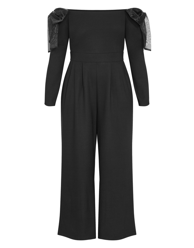City Chic - Stacie Off Shoulder Jumpsuit