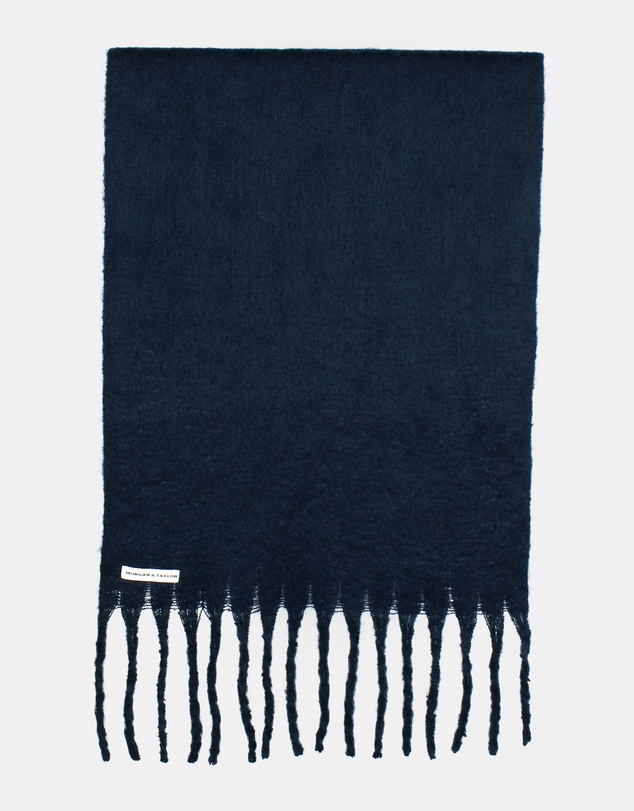 Morgan & Taylor - Ella Woven Scarf in Navy Blue