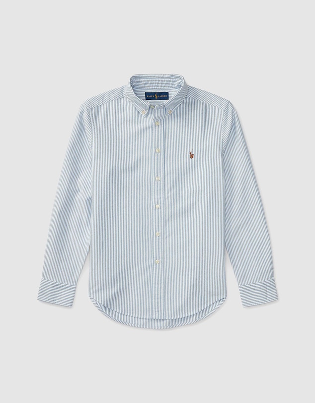 Polo Ralph Lauren - Striped Cotton Oxford Shirt - Teens