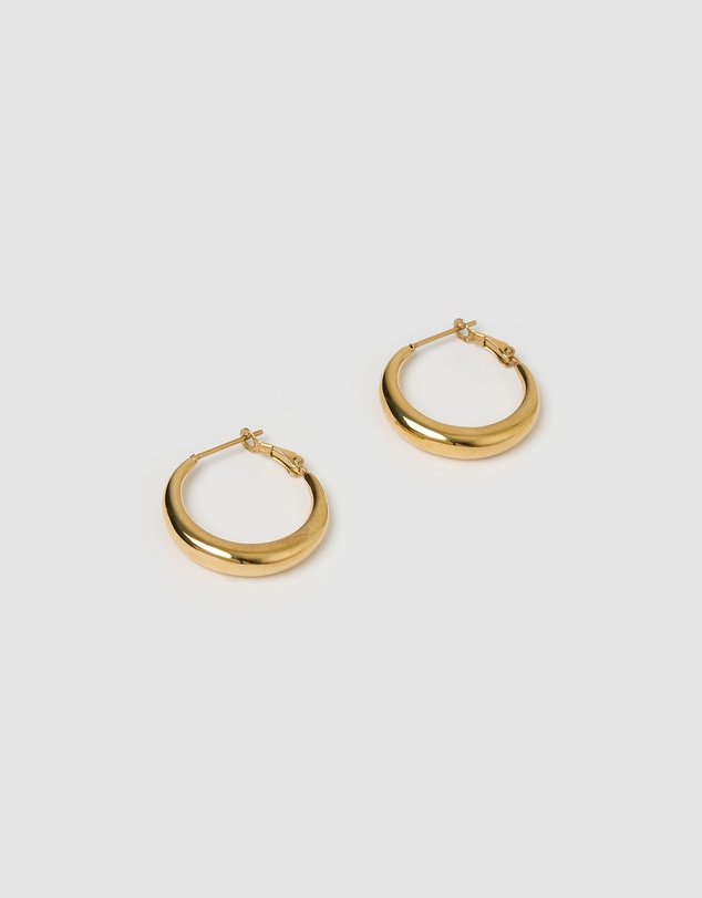 Arms Of Eve - Riley Gold Hoop Earrings - Small