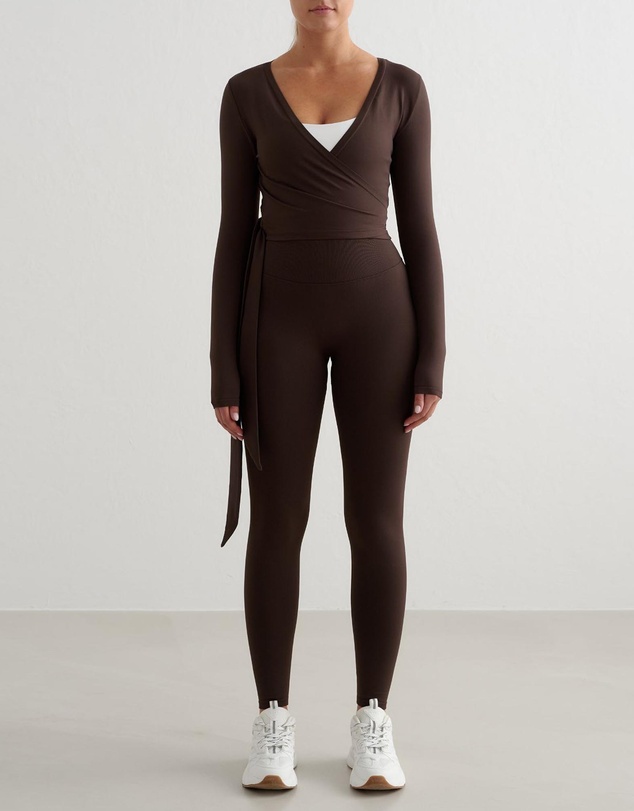 Aim'n - Shape Seamless Wrap Long Sleeve Top