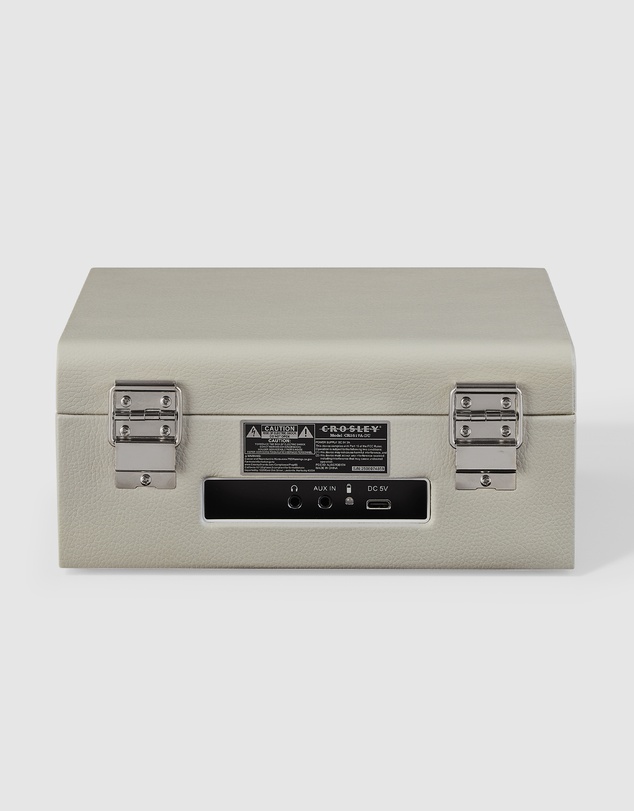 Crosley - Crosley Voyager Portable Retro CD Player with Stereo Bluetooth Speakers, FM Radio - Dune