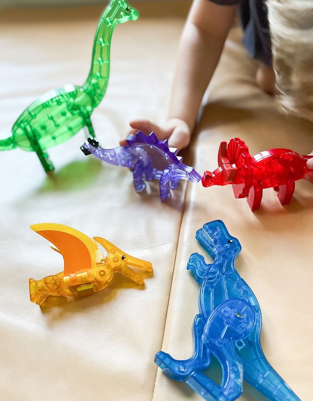 Magna-Tiles - MAGNA-TILES - Dinos - 5 Piece Set