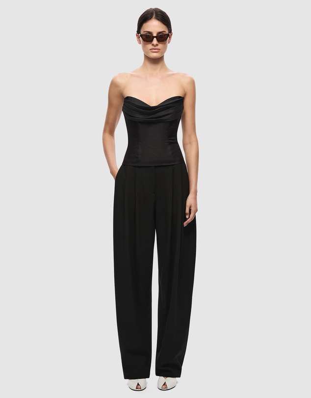 MISHA - The Volta Silk Bustier Top