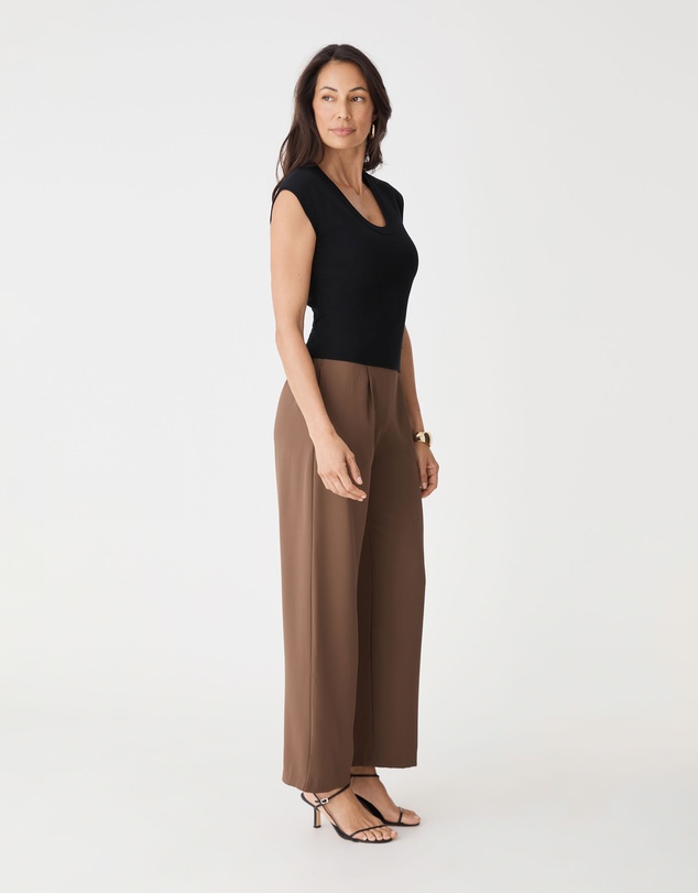 Forcast - Laura Tencel Scoop Neck Knit