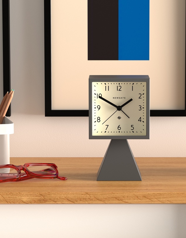 Newgate - Newgate Brian Alarm Clock Blizzard Grey