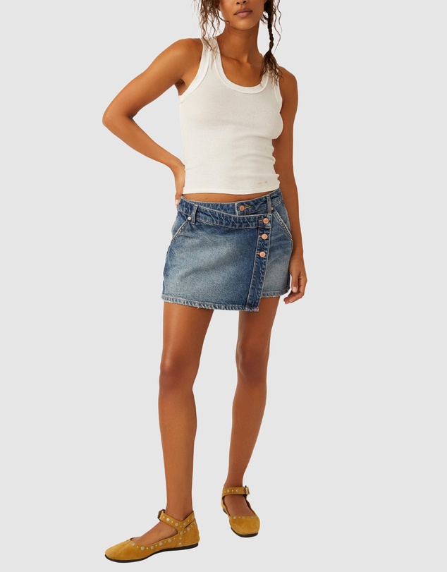 Free People - Wynne Denim Skirt